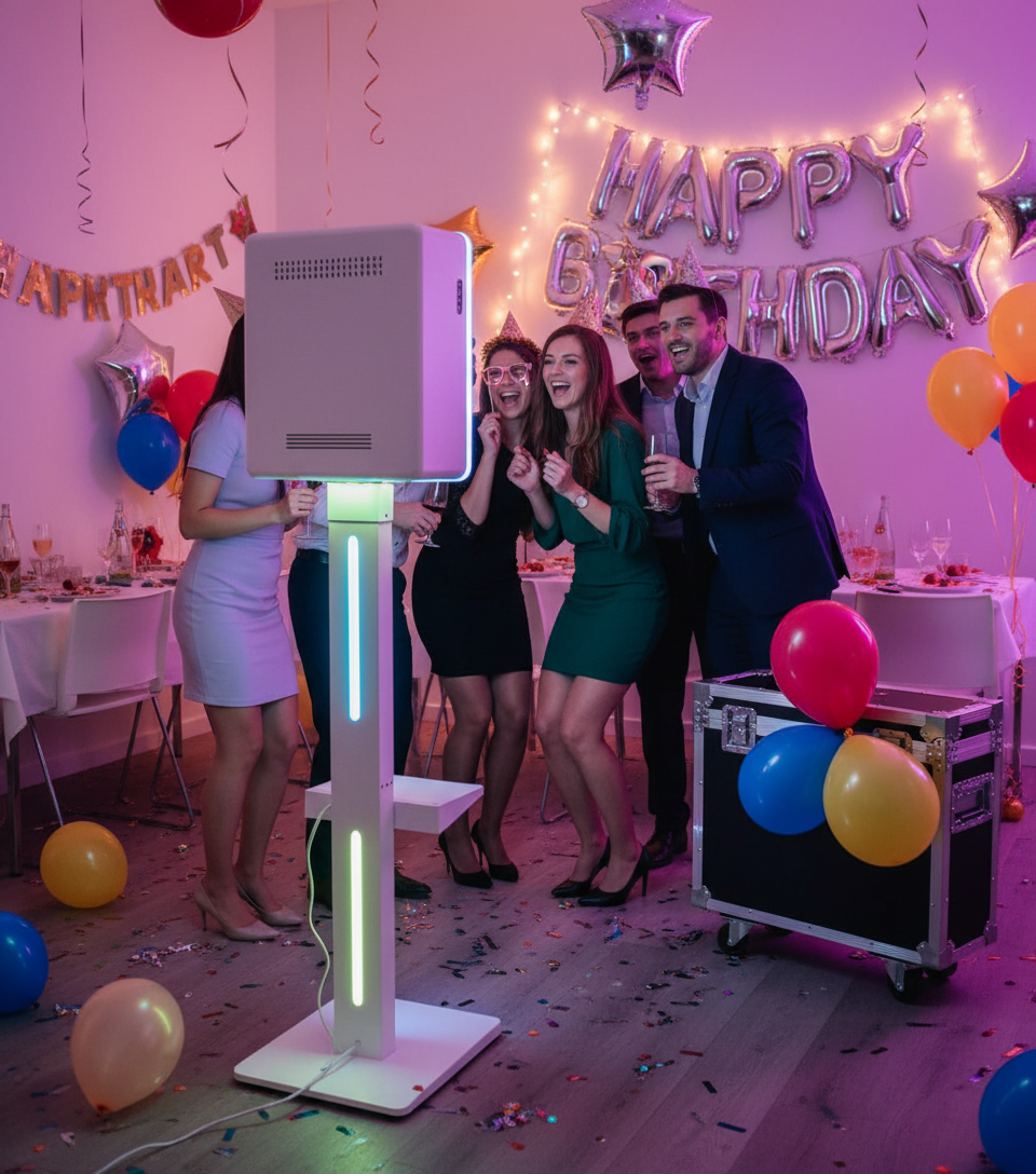 Fotobox bei Geburtstag