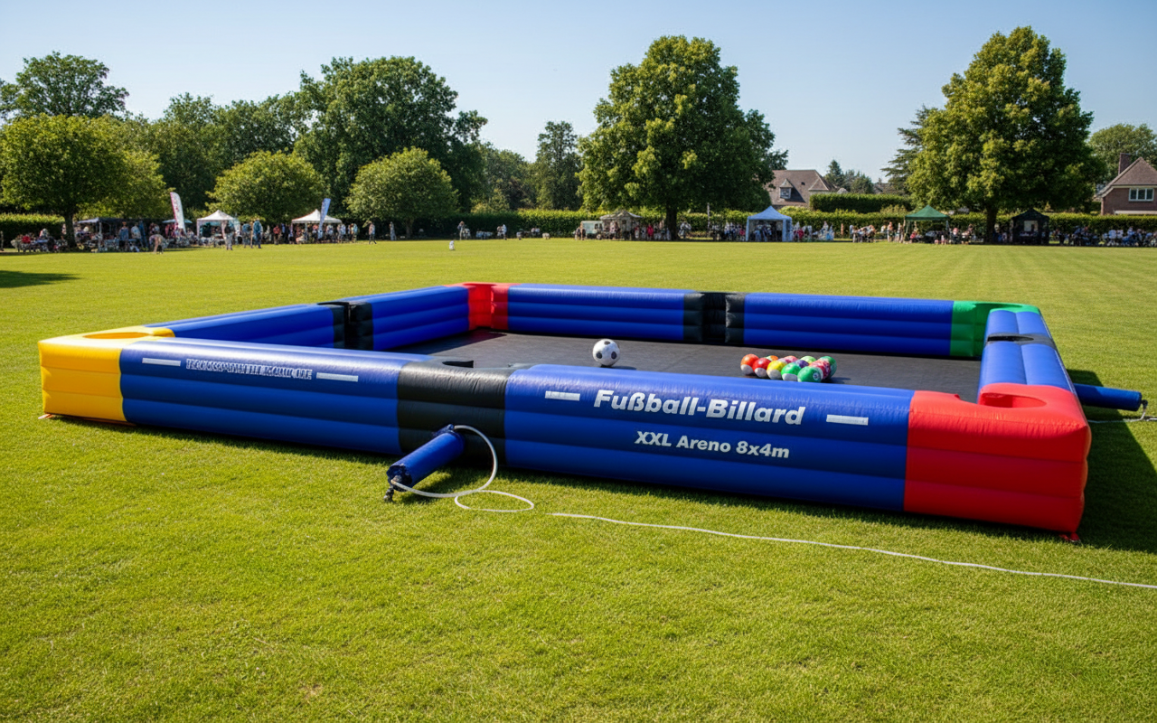 Fußball-Billard Weitwinkel
